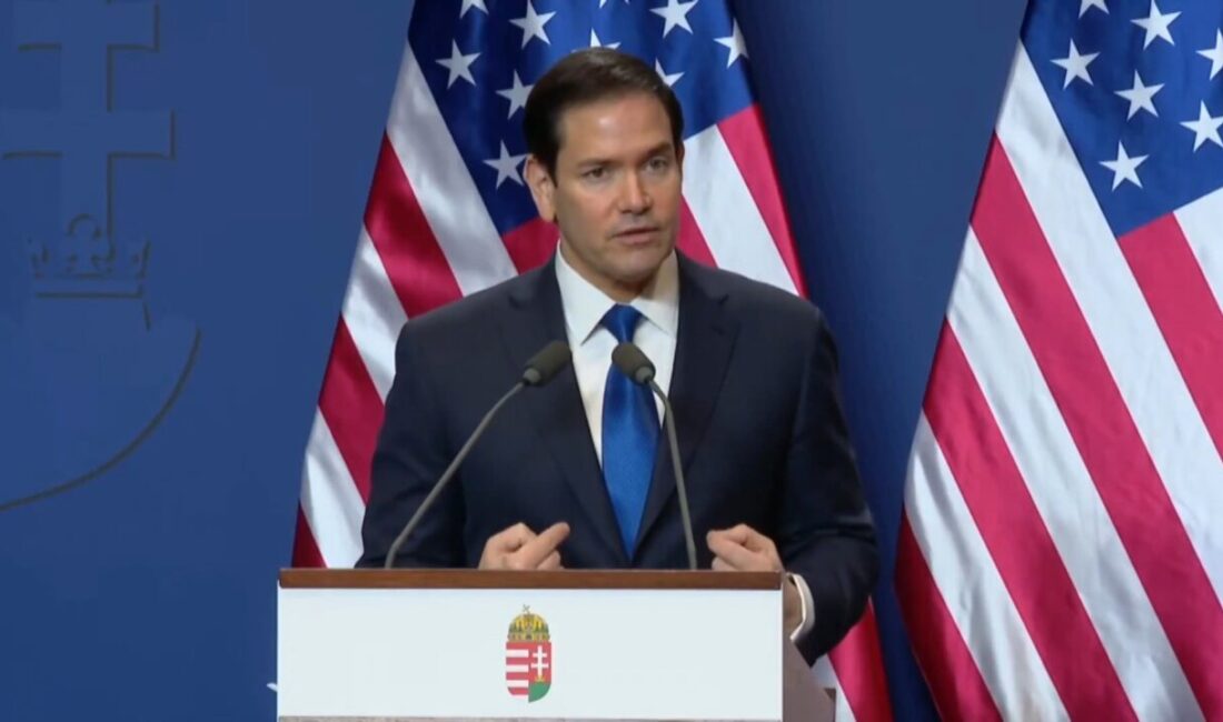 ABD Dışişleri Bakanı Marco Rubio, resmi ziyaret gerçekleştirdiği Macaristan’ın başkenti