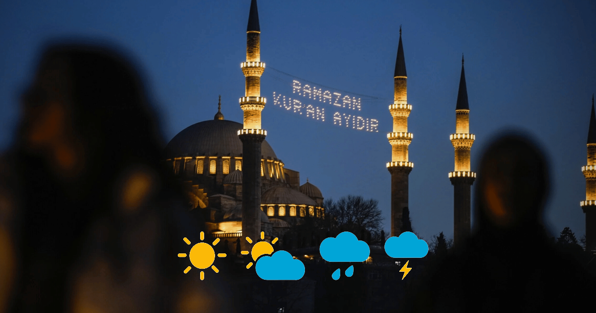 2026 Ramazan ayı başlıyor! İlk iftar ve sahurda hava durumu