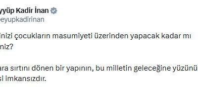 ANKARA, – AK Parti Genel Sekreteri Eyüp Kadir İnan ve