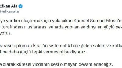 ANKARA, – AK Parti Genel Başkan Vekili Efkan Ala, “Uluslararası