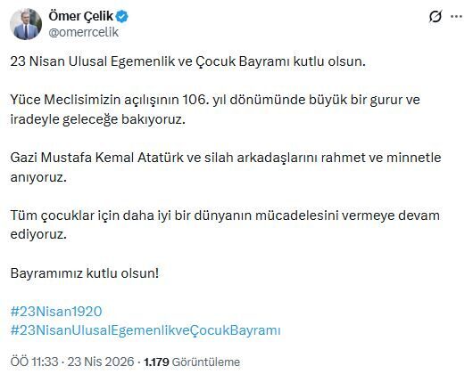 ANKARA, – AK Parti Genel Başkan Yardımcısı ve Parti Sözcüsü