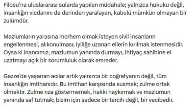 ANKARA, – İÇİŞLERİ Bakanı Mustafa Çiftçi, “Gazze’ye insani yardım ulaştırmak