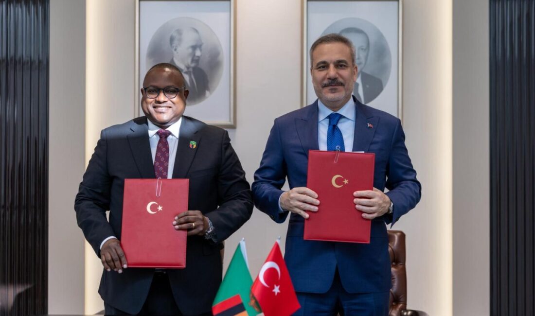 ANKARA, – DIŞİŞLERİ Bakanı Hakan Fidan, Zambiya Dışişleri ve Uluslararası