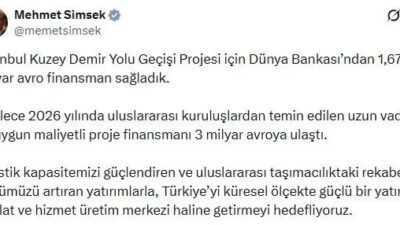 ANKARA, – HAZİNE ve Maliye Bakanı Mehmet Şimşek, “İstanbul Kuzey