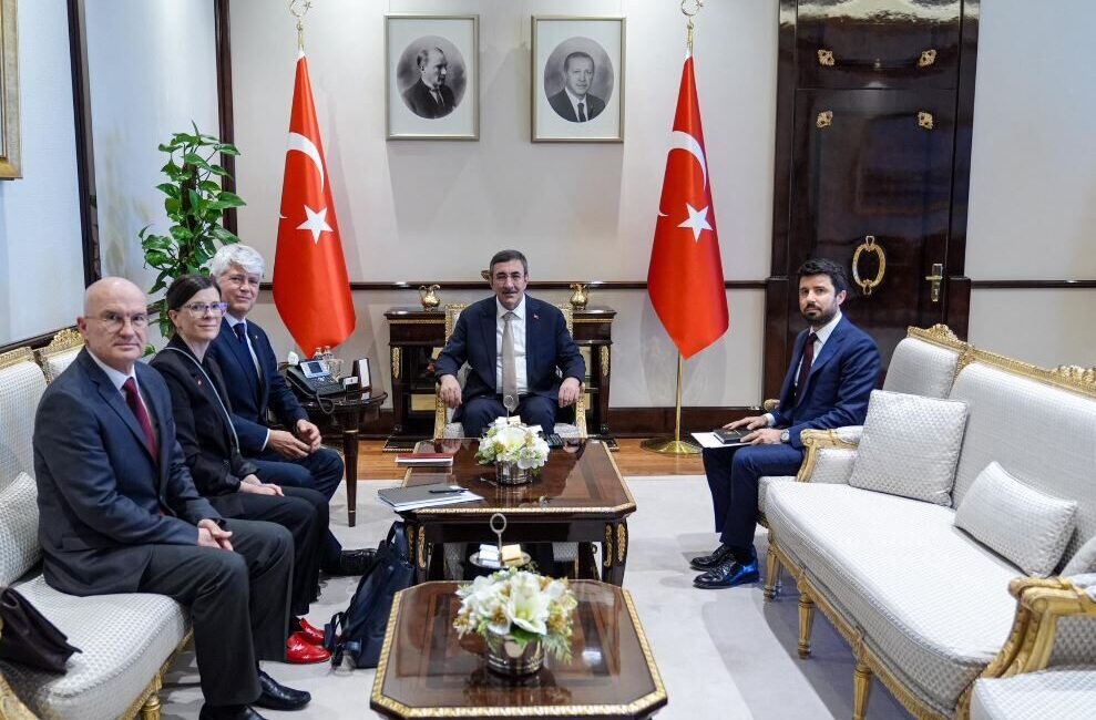 ANKARA, – CUMHURBAŞKANI Yardımcısı Cevdet Yılmaz, İsviçre’nin Ankara Büyükelçisi Guillaume