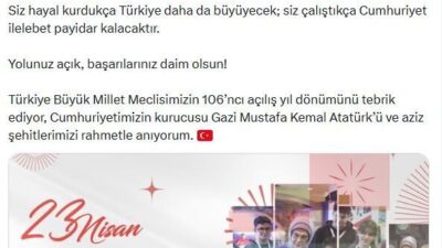 ANKARA, – CUMHURBAŞKANI Recep Tayyip Erdoğan’ın eşi Emine Erdoğan, “Sevgili