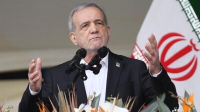 İRAN, – İRAN Cumhurbaşkanı Mesud Pezeşkiyan, “ABD’nin deniz ablukası askeri