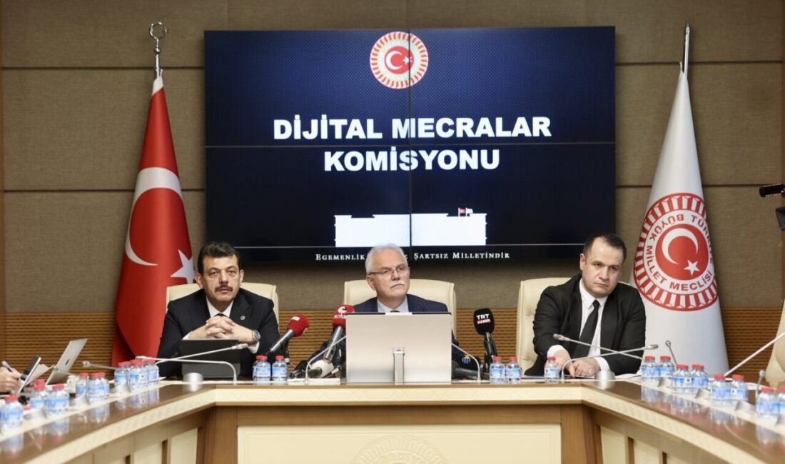 Aliekber METE/ ANKARA, – TBMM Dijital Mecralar Komisyonu’nda sunum yapan