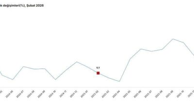 ANKARA, – TÜRKİYE İstatistik Kurumu (TÜİK), inşaat üretiminin şubat ayında