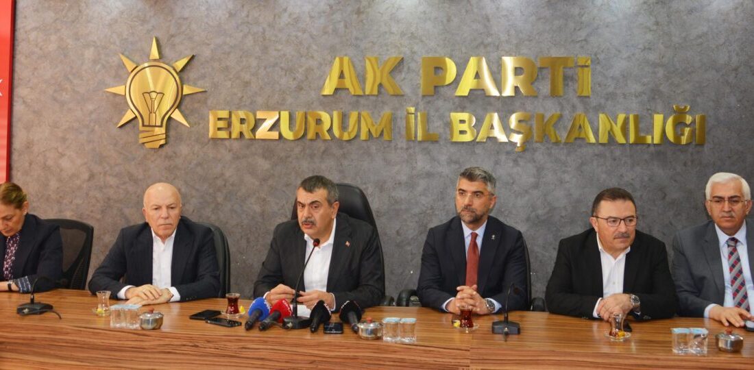 Salih TEKİN/ERZURUM, – MİLLİ Eğitim Bakanı Yusuf Tekin, mahkeme kararıyla