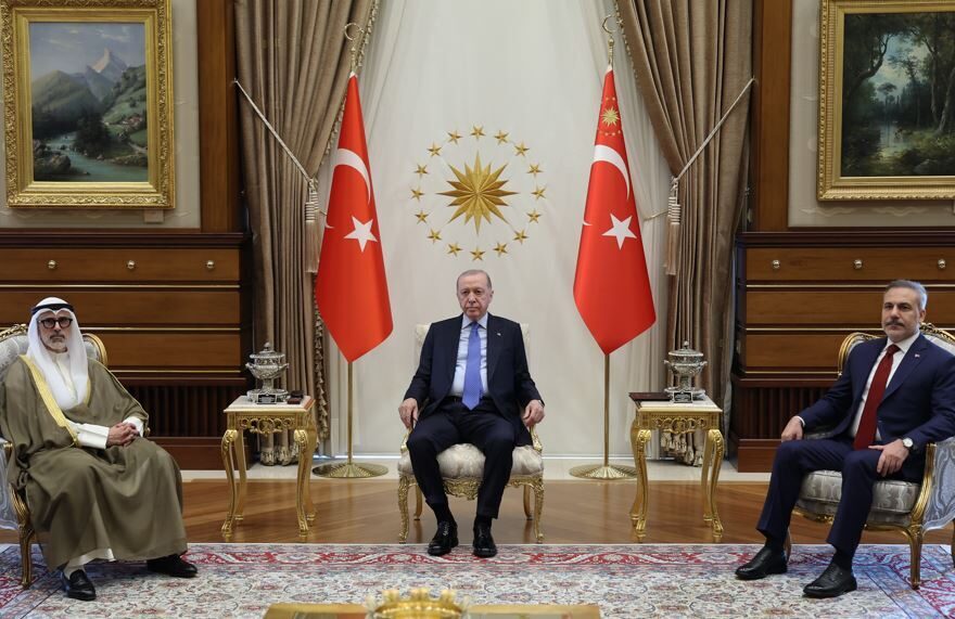 ANKARA, – CUMHURBAŞKANI Recep Tayyip Erdoğan, Kuveyt Dışişleri Bakanı Şeyh