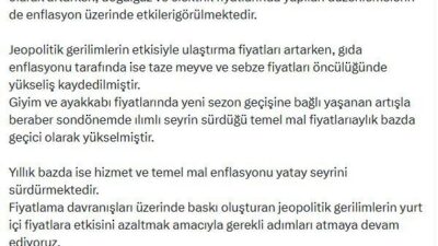 ANKARA, – CUMHURBAŞKANI Yardımcısı Cevdet Yılmaz, “Kurumlarımızla eş güdüm içinde