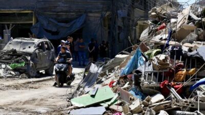 LÜBNAN, – İSRAİL ordusunun Lübnan’ın güneyindeki Nebatiye vilayetine insansız hava