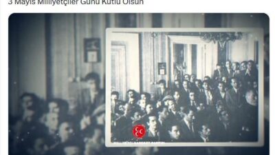 ANKARA, – MHP, 3 Mayıs Milliyetçiler Günü’ne ilişkin klip yayınladı.