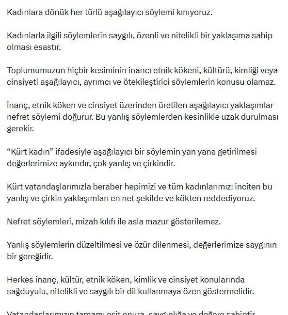 ANKARA, – AK Parti Genel Başkan Yardımcısı ve Parti Sözcüsü