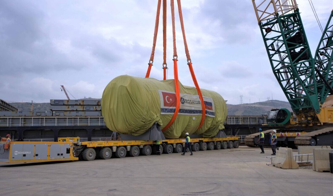 MERSİN, – RUSYA Devlet Nükleer Enerji Kuruluşu Rosatom’un inşa ettiği