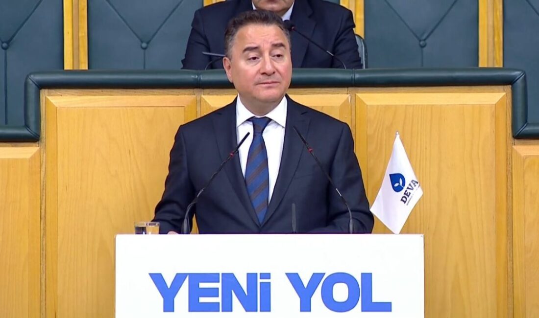 Umutcan ÖREN/ANKARA, – DEVA Partisi Genel Başkanı Ali Babacan, “1