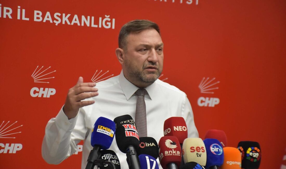Nevra UÇKAÇ/İZMİR, -CHP İzmir İl Başkanı Utku Gümrükçü, “Cumhuriyet Halk