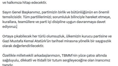 ANKARA, – CHP Genel Başkan Yardımcısı ve Parti Sözcüsü Müslim