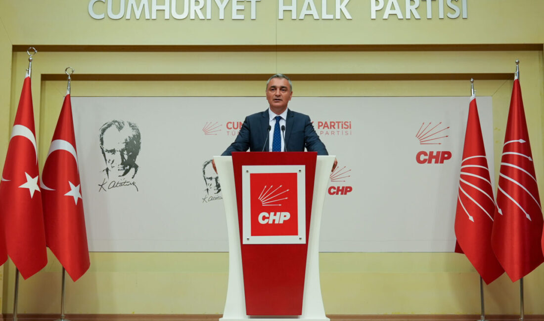 Ayşenur DEMİRTAŞ/ANKARA, – CHP Sözcüsü Müslim Sarı, “Cumhuriyet Halk Partisi