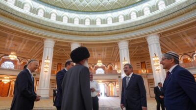 TÜRKMENİSTAN, – CUMHURBAŞKANI Yardımcısı Cevdet Yılmaz, resmi ziyaret kapsamında gittiği