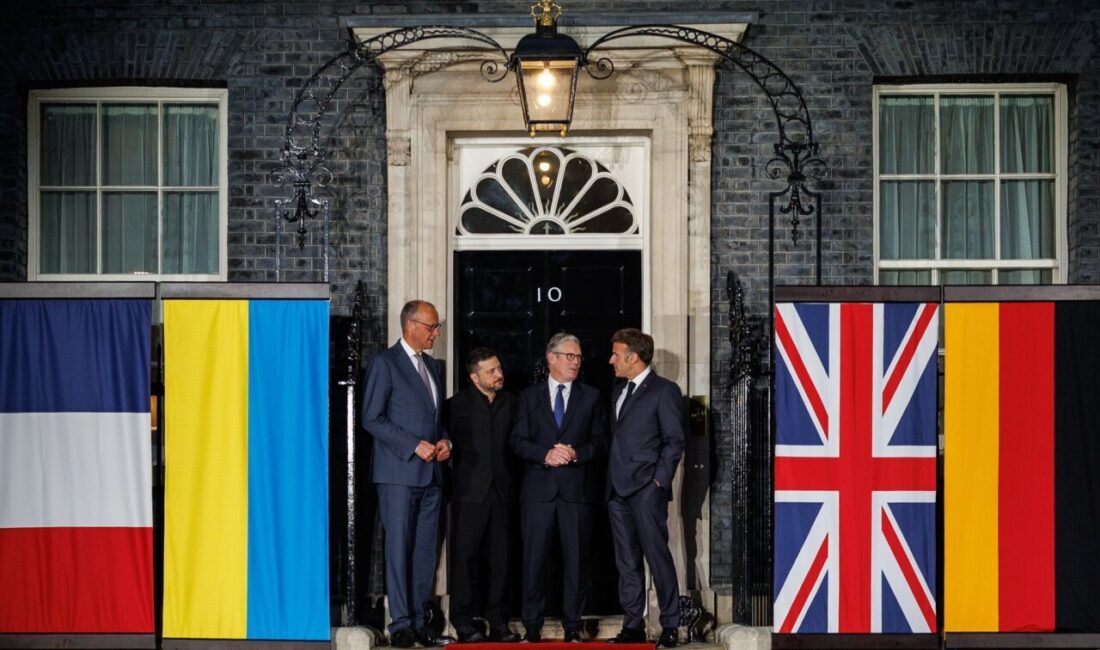 BİRLEŞİK KRALLIK, – FRANSA, Almanya ve İngiltere liderleri Londra’da Ukrayna