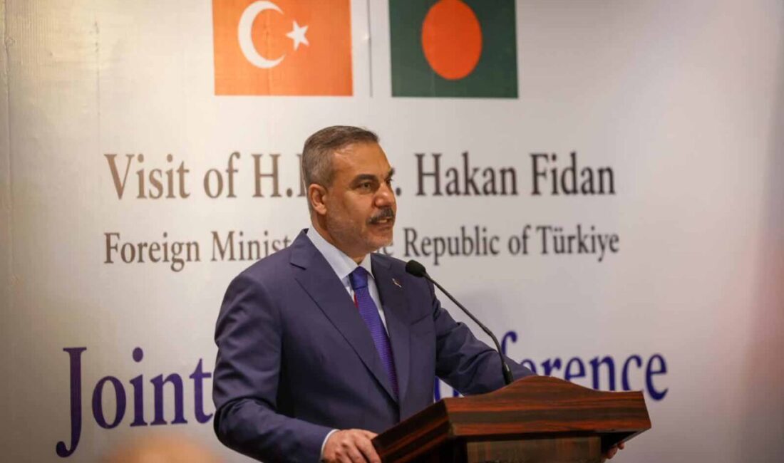 BANGLADEŞ, – DIŞİŞLERİ Bakanı Hakan Fidan, Bangladeş ziyaretinde küresel krizlere