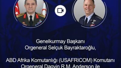 ANKARA, – GENELKURMAY Başkanı Orgeneral Selçuk Bayraktaroğlu, ABD Afrika Komutanlığı