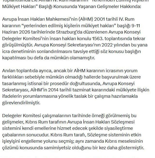 ANKARA, – DIŞİŞLERİ Bakanlığı Sözcüsü Öncü Keçeli, “Türkiye, Avrupa İnsan