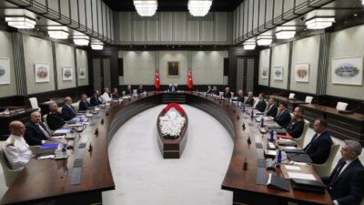 ANKARA, – CUMHURBAŞKANI Recep Tayyip Erdoğan başkanlığında gerçekleşen Milli Güvenlik