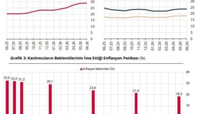ANKARA, – TÜRKİYE Cumhuriyet Merkez Bankası (TCMB), piyasa katılımcılarının yıl