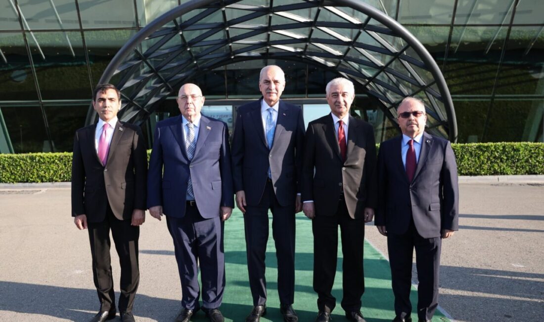 AZERBAYCAN, – TBMM Başkanı Numan Kurtulmuş ve beraberindeki parlamento heyeti,