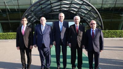 AZERBAYCAN, – TBMM Başkanı Numan Kurtulmuş ve beraberindeki parlamento heyeti,