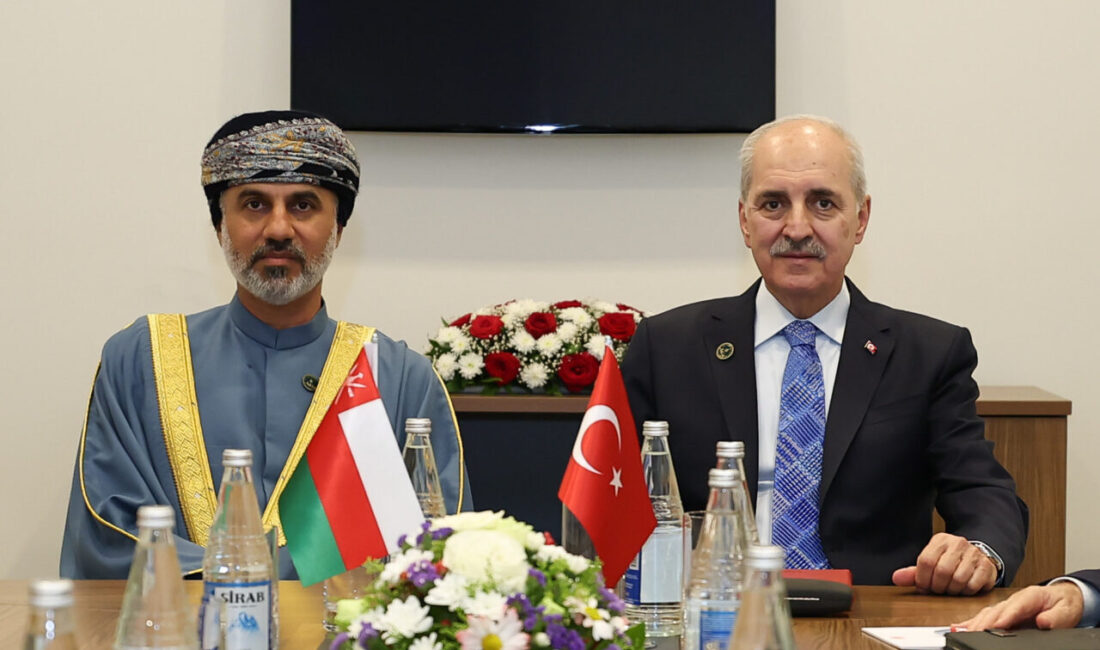 TBMM Başkanı Kurtulmuş, Umman Meclis Başkanı Al Maawali ile bir araya geldi AZERBAYCAN, – TÜRKİYE Büyük Millet Meclisi Başkanı Numan Kurtulmuş, Umman