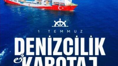 ANKARA, – CUMHURBAŞKANI Recep Tayyip Erdoğan, 1 Temmuz Denizcilik ve