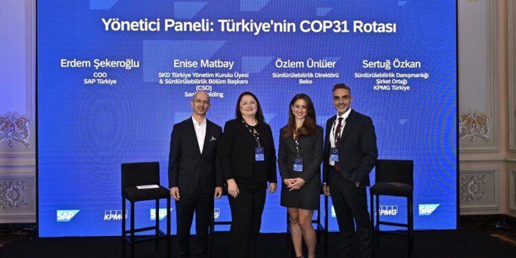 COP31 öncesi şirketlerin sürdürülebilirlik yol haritası SAP Forumu’nda ele alındı 1 COP31 öncesi şirketlerin sürdürülebilirlik yol haritası SAP Forumu’nda ele alındı