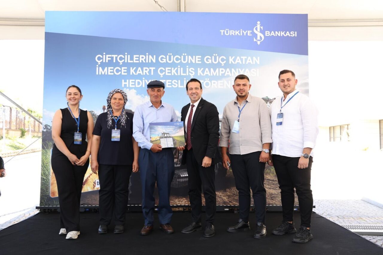İmece Kart çekilişinde kazanan çiftçilere ödülleri teslim edildi